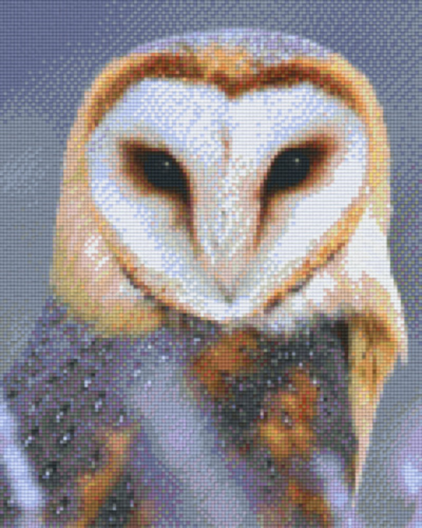 Owl Nine [9] Baseplate PixelHobby Mini-mosaic Art Kit image 0
